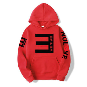 2019Winter Men's Fleece Hoodies Eminem Printed Thicken Pullover Sweatshirt Men Sportswear Fashion Clothing women sweatshirt