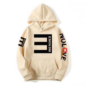 2019Winter Men's Fleece Hoodies Eminem Printed Thicken Pullover Sweatshirt Men Sportswear Fashion Clothing women sweatshirt