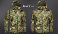 Load image into Gallery viewer, Men&#39;s Army Camouflage Shark Skin Soft Shell Jacket and Coat Military Tactical Jacket Waterproof Jackets Windbreaker Hunt Clothes