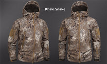 Load image into Gallery viewer, Men&#39;s Army Camouflage Shark Skin Soft Shell Jacket and Coat Military Tactical Jacket Waterproof Jackets Windbreaker Hunt Clothes