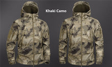 Load image into Gallery viewer, Men&#39;s Army Camouflage Shark Skin Soft Shell Jacket and Coat Military Tactical Jacket Waterproof Jackets Windbreaker Hunt Clothes