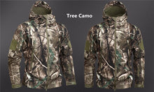 Load image into Gallery viewer, Men&#39;s Army Camouflage Shark Skin Soft Shell Jacket and Coat Military Tactical Jacket Waterproof Jackets Windbreaker Hunt Clothes