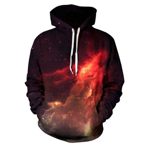 Space Galaxy Hoodies 3d Sweatshirts Men&Women Hoodie Print Star Nebula Couple Tracksuit Autumn Winter Hooded Hoody Tops Clothing