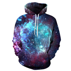 Space Galaxy Hoodies 3d Sweatshirts Men&Women Hoodie Print Star Nebula Couple Tracksuit Autumn Winter Hooded Hoody Tops Clothing