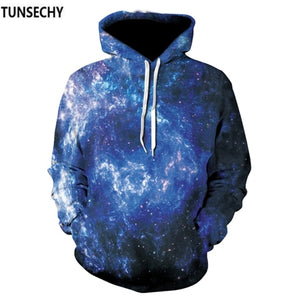 TUNSECHY Brand Cosmos 2018 Fashion Brand 3D hoodies cartoon rick and morty print Women/Men Hoody casual hooded sweatshirts