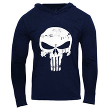 Load image into Gallery viewer, Men Bodybuilding Hoodies Sweatshirt Pullover Hip Hop Mens Clothing punisher Gyms Sportswear Cotton Workout Thin hoodie Hoody XXL