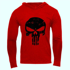 Men Bodybuilding Hoodies Sweatshirt Pullover Hip Hop Mens Clothing punisher Gyms Sportswear Cotton Workout Thin hoodie Hoody XXL