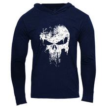 Load image into Gallery viewer, Men Bodybuilding Hoodies Sweatshirt Pullover Hip Hop Mens Clothing punisher Gyms Sportswear Cotton Workout Thin hoodie Hoody XXL