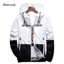 Load image into Gallery viewer, DIMUSI Spring Autumn Men&#39;s Jackets Hip Hop Jacket Windbreaker Hooded Casual Zipper Male Retro Vintage Streetwear Jackets,TA316