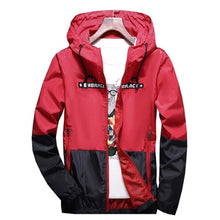 Load image into Gallery viewer, DIMUSI Spring Autumn Men&#39;s Jackets Hip Hop Jacket Windbreaker Hooded Casual Zipper Male Retro Vintage Streetwear Jackets,TA316